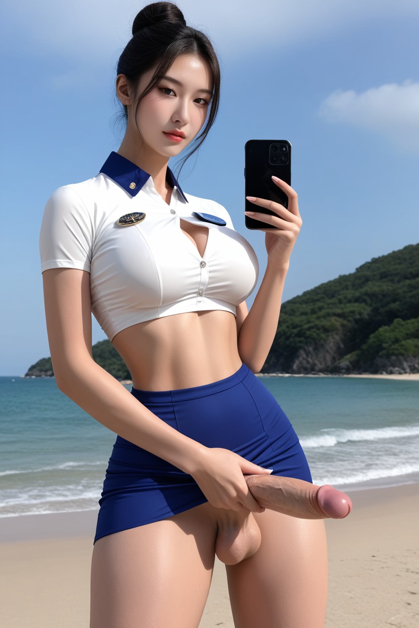 Hyper Detail, High Res, Standing Porno asiático IA