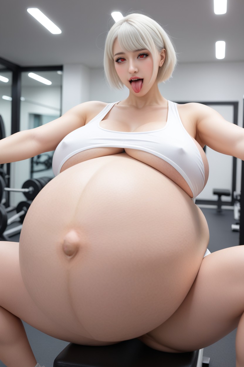 Huge Ass, 阿嘿臉, Extremely Oversized Gigantic Breasts AI國產黃片