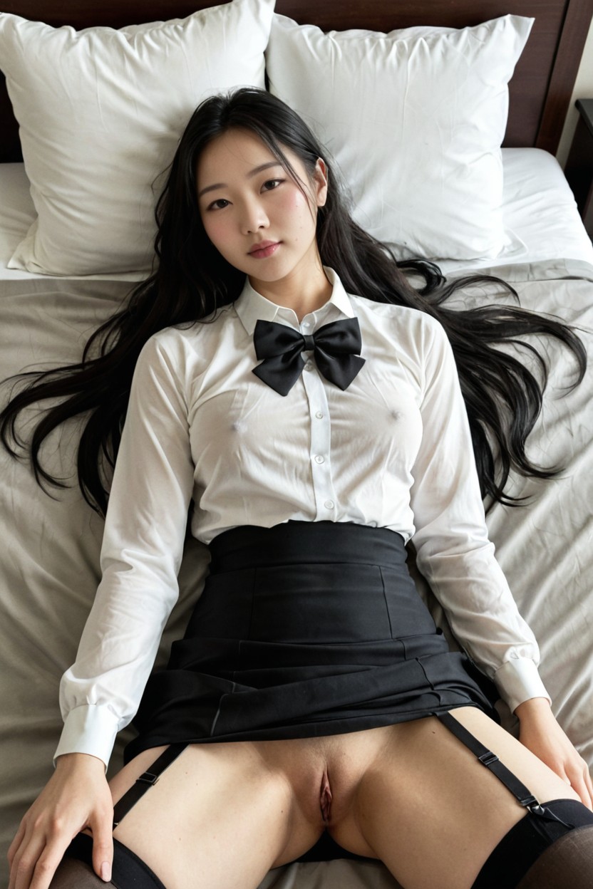 Black Thigh High Socks, Black Flared Skirt, 20+ AI国产黄片