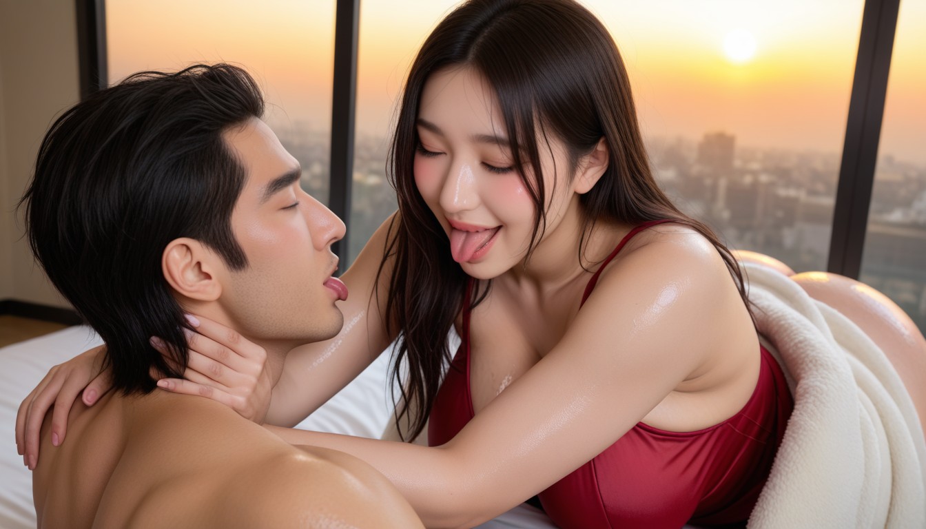 Enjoy, Dark Hair, Enjoy Porno IA Asiatique