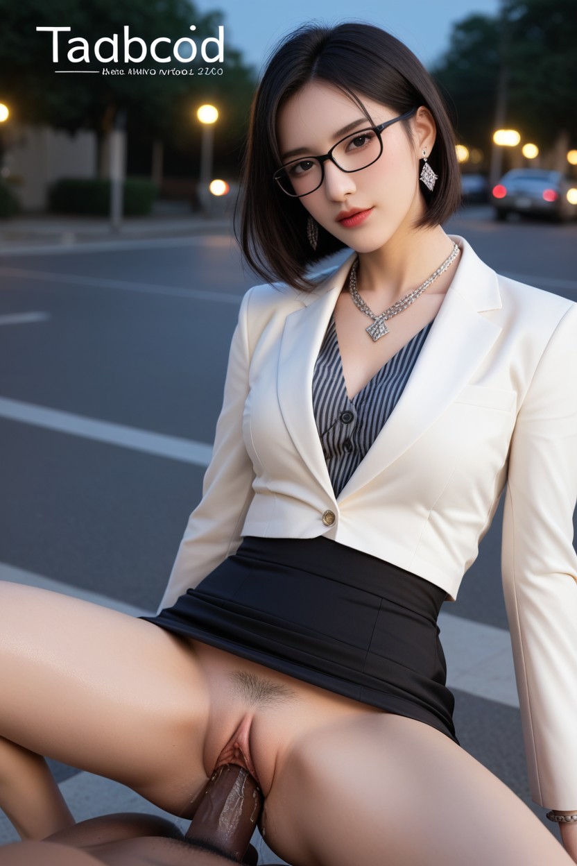 Uhdk, Sharp Focus, Closed Mouth Asian AI Porn