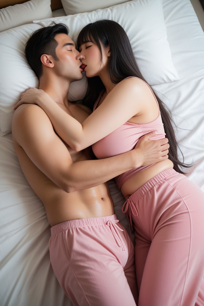 18+, Sweaty, Blunt Bangs Asian AI Porn
