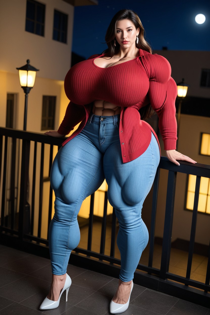 Cumming Everywhere, Gigantic Biceps, Gigantic Balls Pornografia asiática com IA