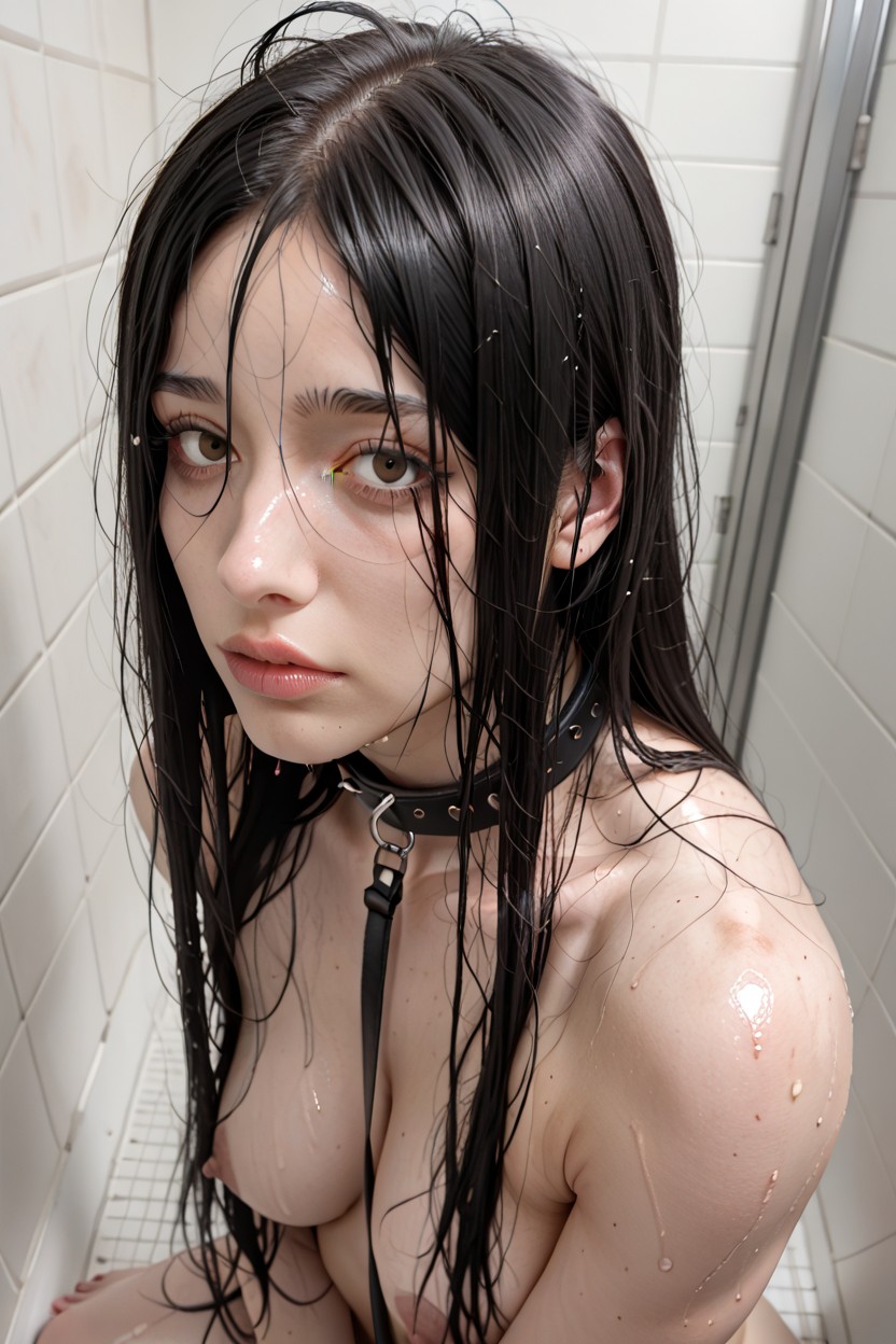 Nsfw, Sad, Messy Hair Asian AI Porn