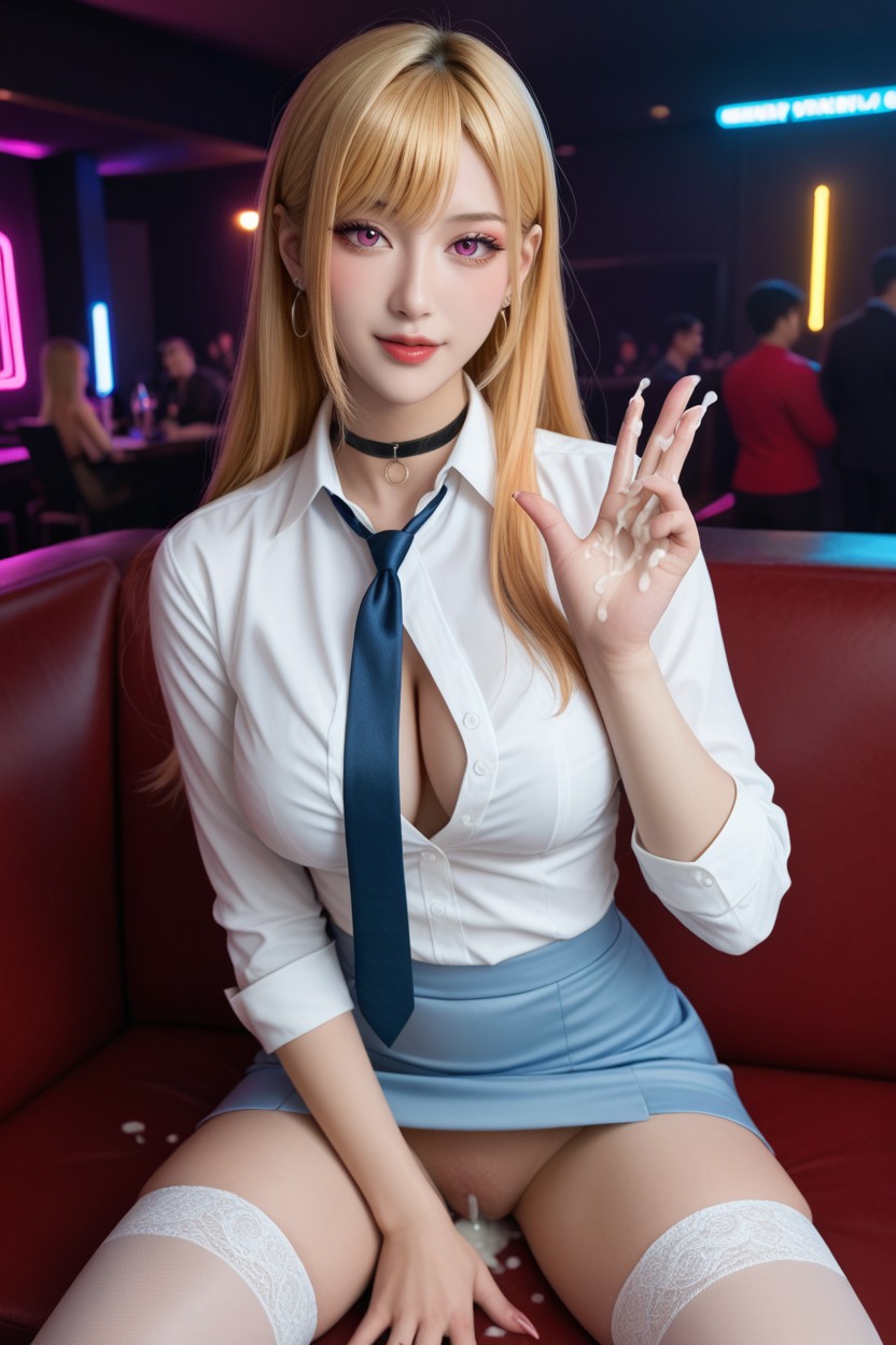 +, Creampie On Hands, Mini Falda Porno asiático IA