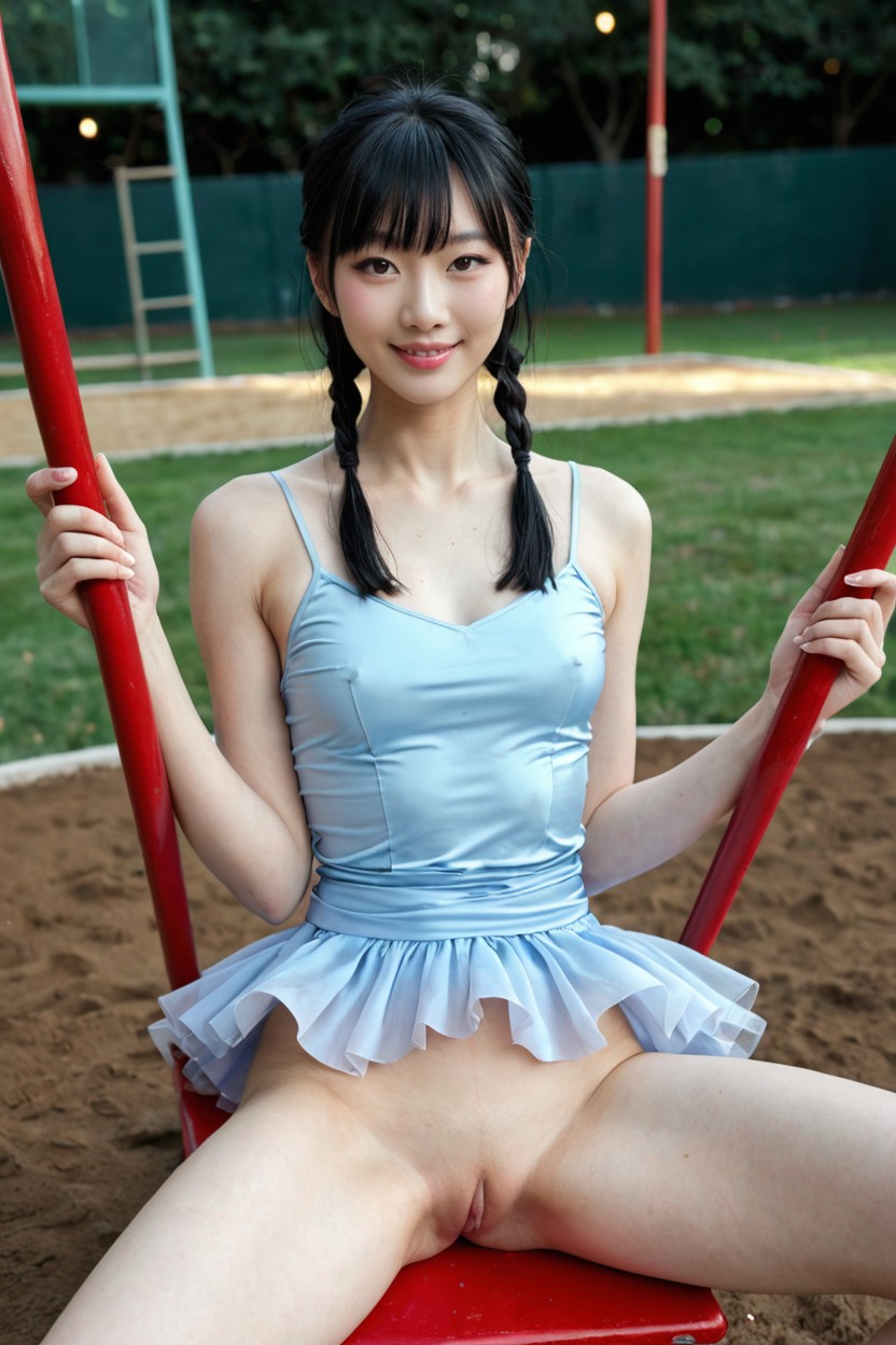 18+, Frange, Long Model Legs Porno IA Asiatique