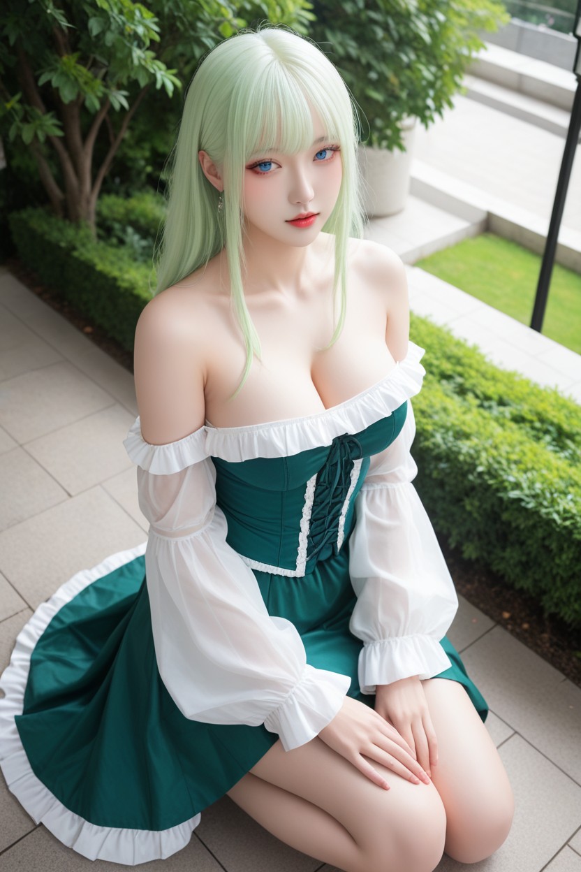 18+, 하향식, Dress 아시아 AI 포르노