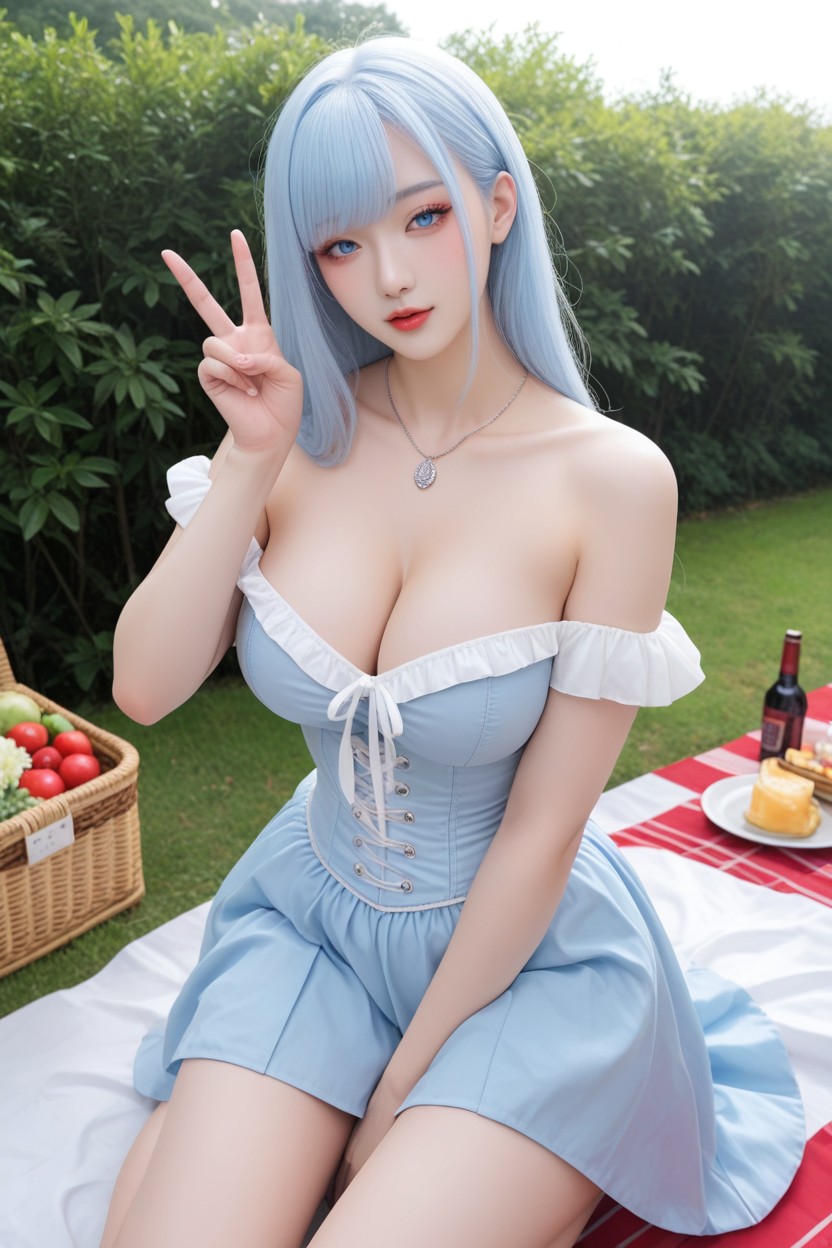 中投, Light Makeup, Albino Skin AI國產黃片