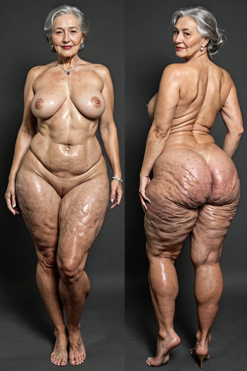 Impossible Waist, Multiple Views, Arms At Sides Asian AI Porn