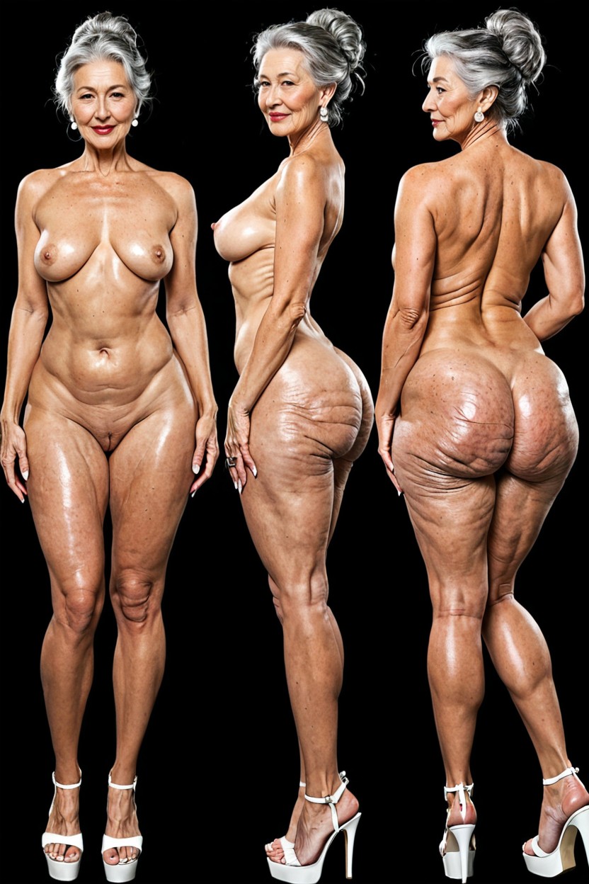 Extremely Hourglass Shape, Tight Body, Unrealistic Waiflike Waist AI國產黃片