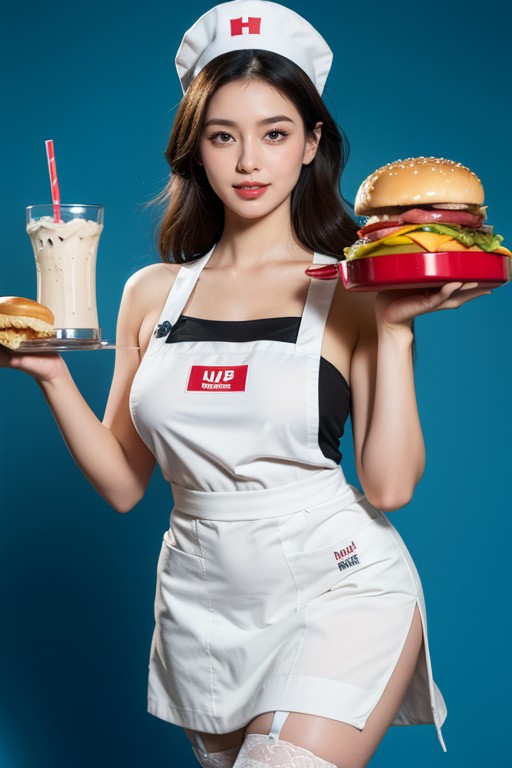 Sharp Focus, A Milkshake, K Asian AI Porn