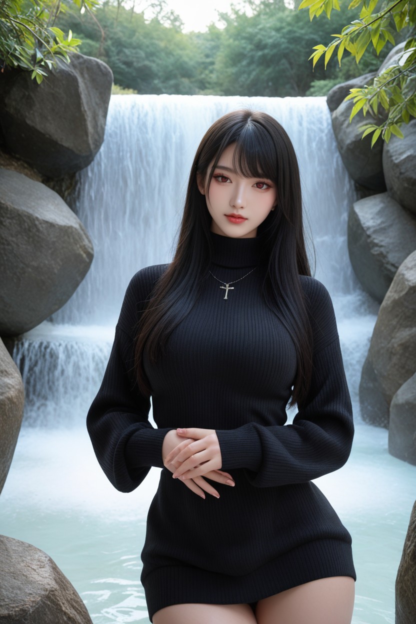 Hourglass Figure, Idol Face, Albino Skin AI國產黃片