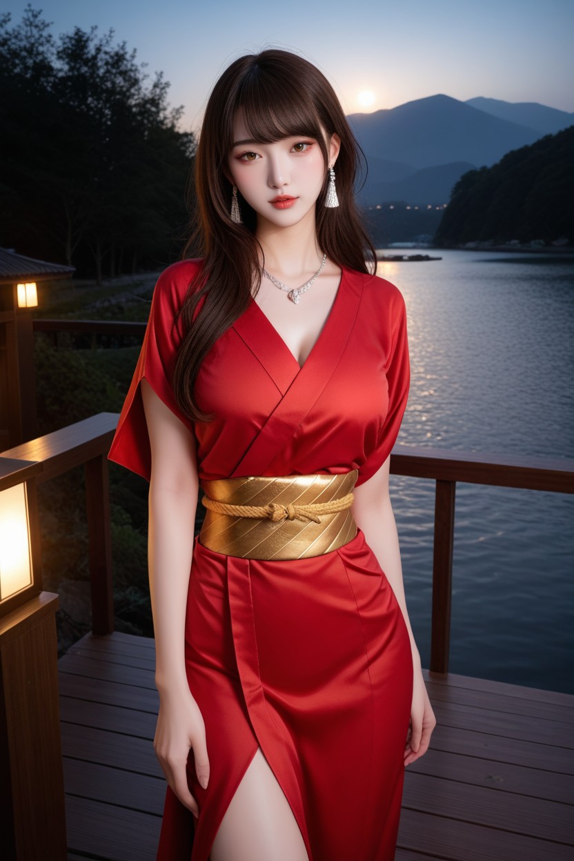 Korean Idol Face, Albino Skin, Korean Idol Asian AI Porn