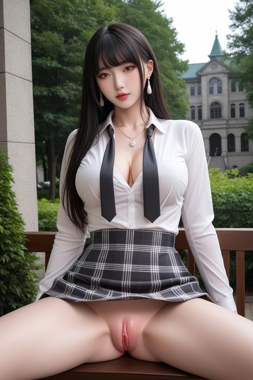 Beautiful Face, 张开双腿, Pink Labia AI国产黄片