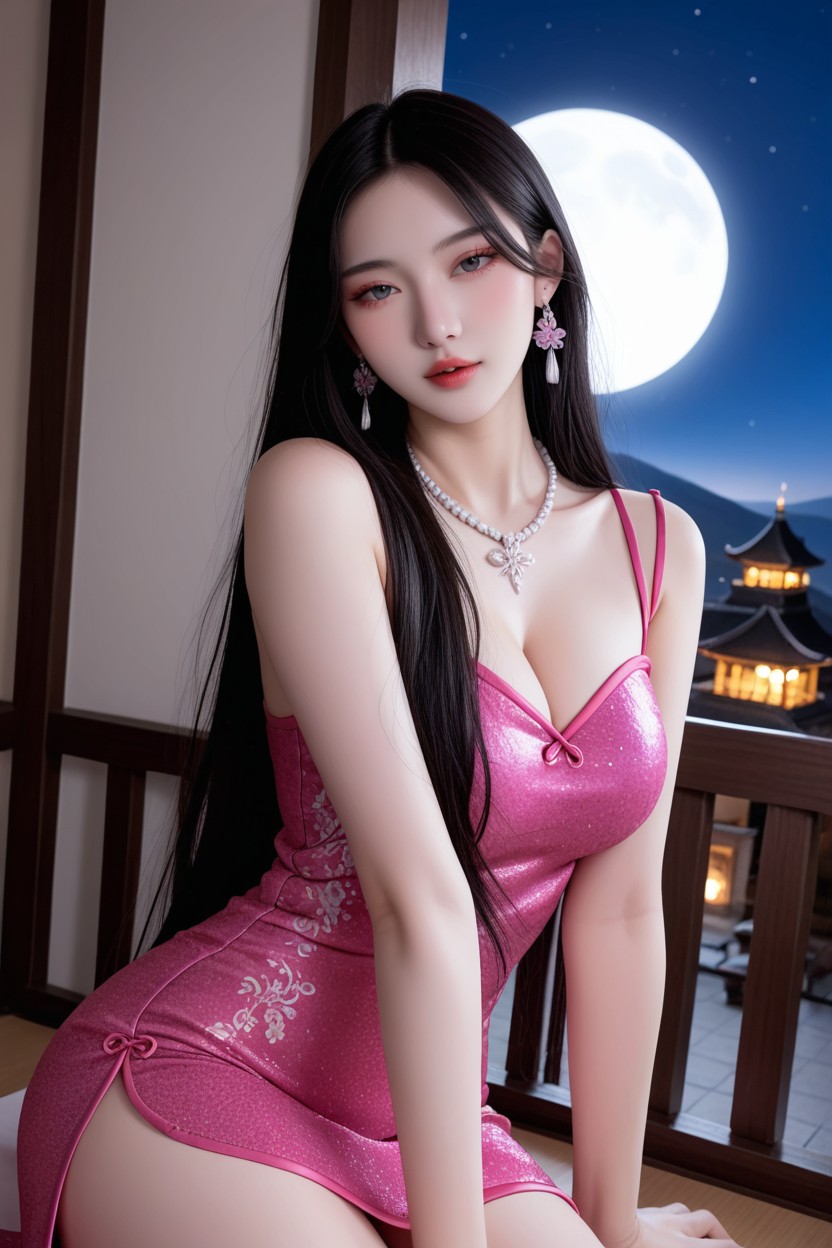 Korean Idol, Perfect Curvy Body, Korean Idol Face Asian AI Porn