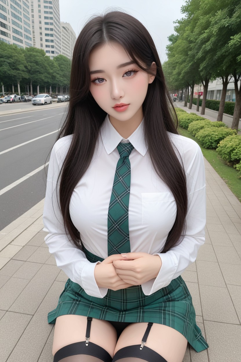 Korean Goddess, Mouth Clossed, High Resolution Porno asiático IA