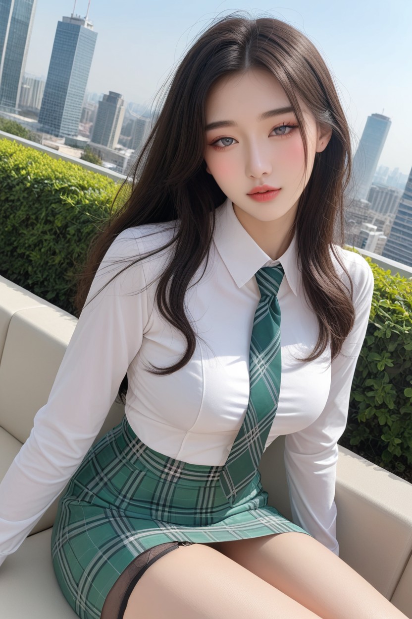 Korean Idol, Milky White Skin, Korean Idol Face Asian AI Porn