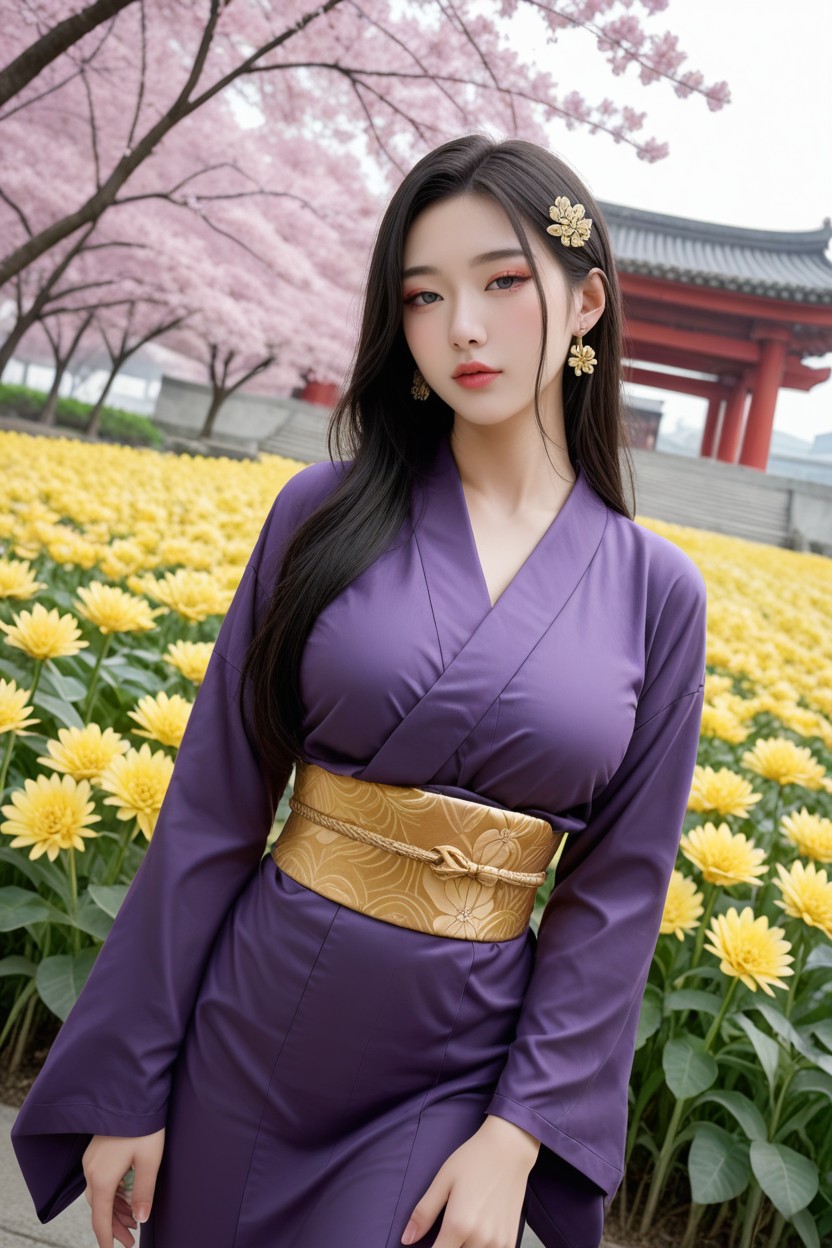 Perfect Body, Mouth Closed, Beautiful Face Asian AI Porn