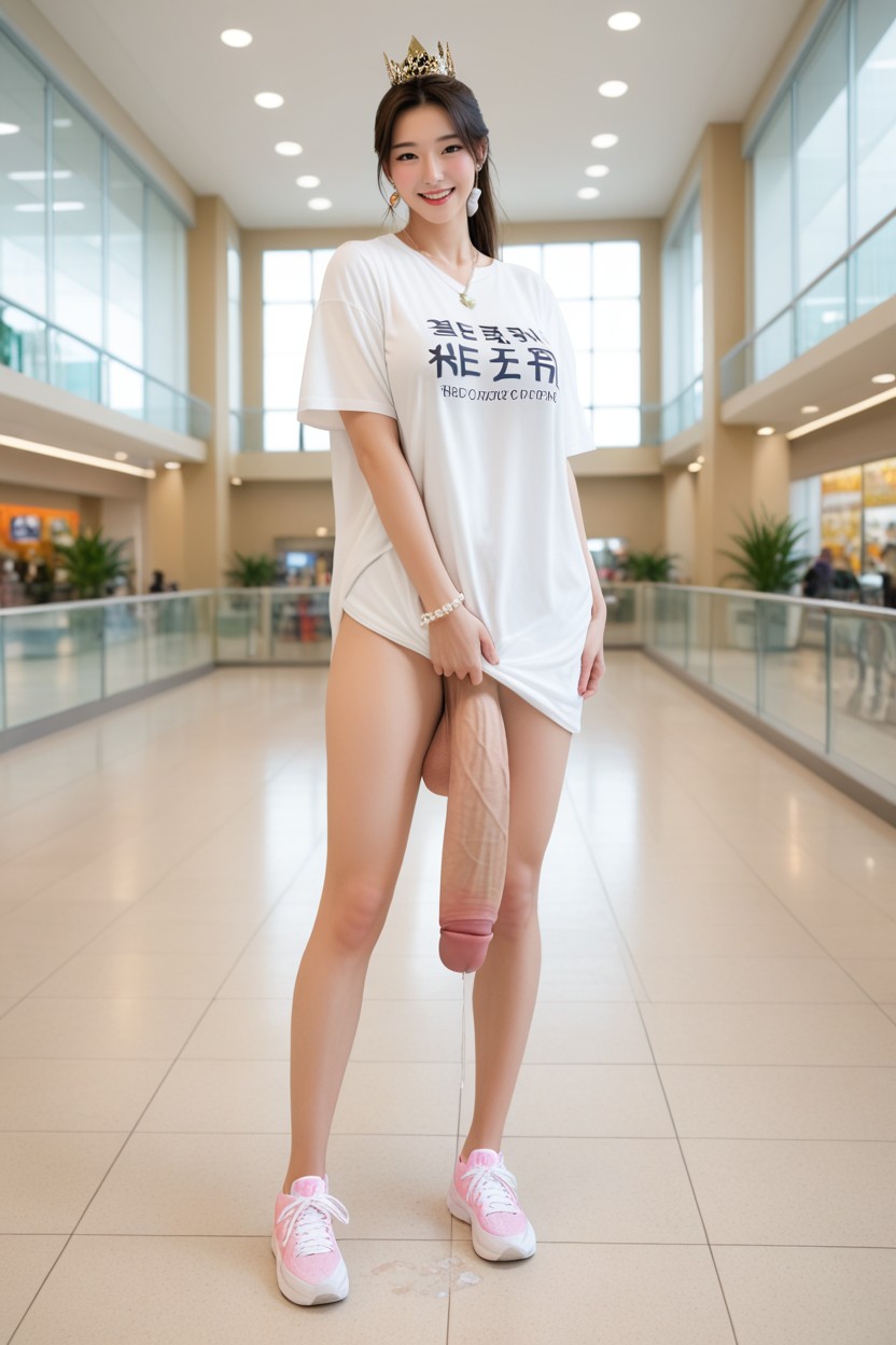 Legs Together, Moist Labia, Hyper Testicles アジアのAIポルノ
