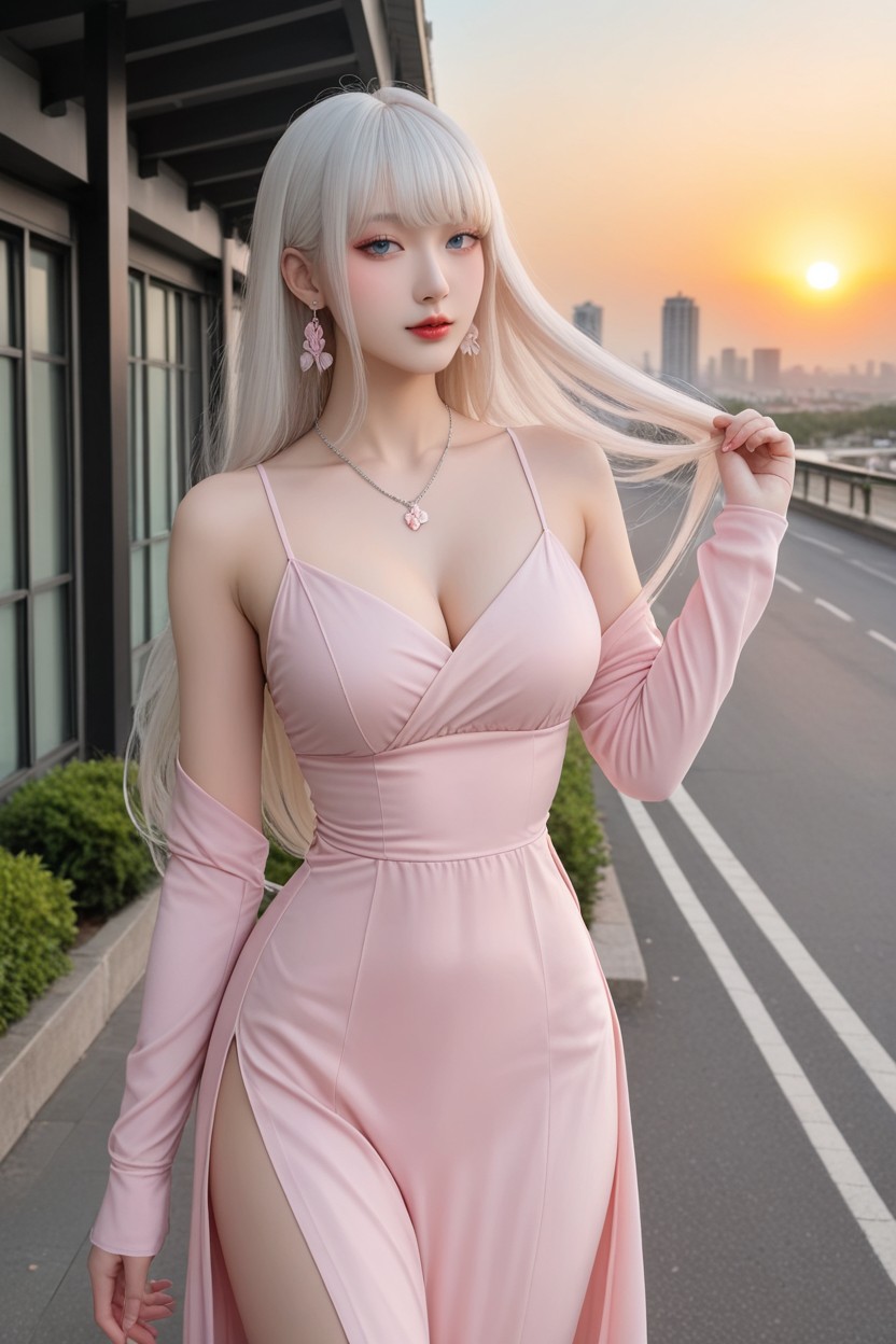 Very Smooth Skin, 膝盖向上, Extremely Beautiful Face AI國產黃片