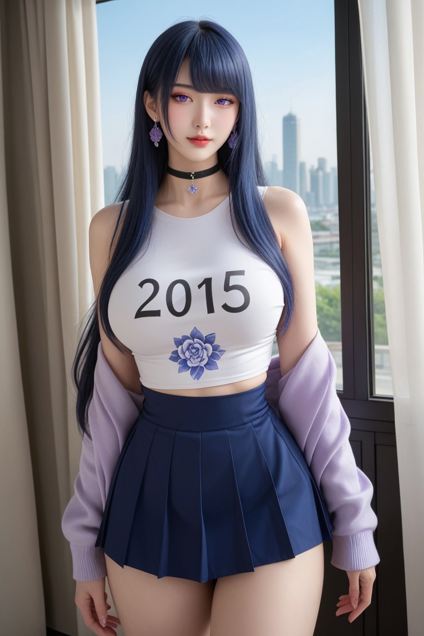 Hourglass Figure, Perfect Curvy Body, 正面视图 AI国产黄片