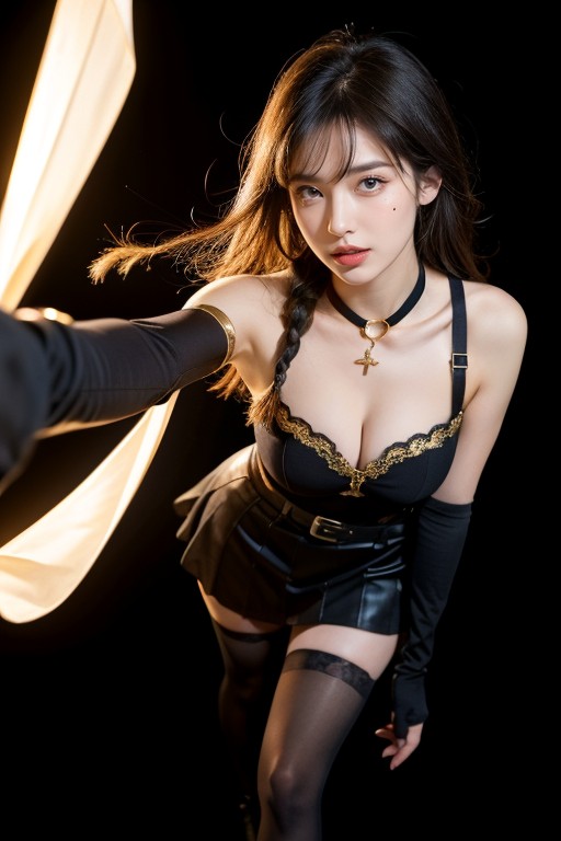 Amazed, Ultra Detailed, Shoulder Armor Porno IA Asiatique