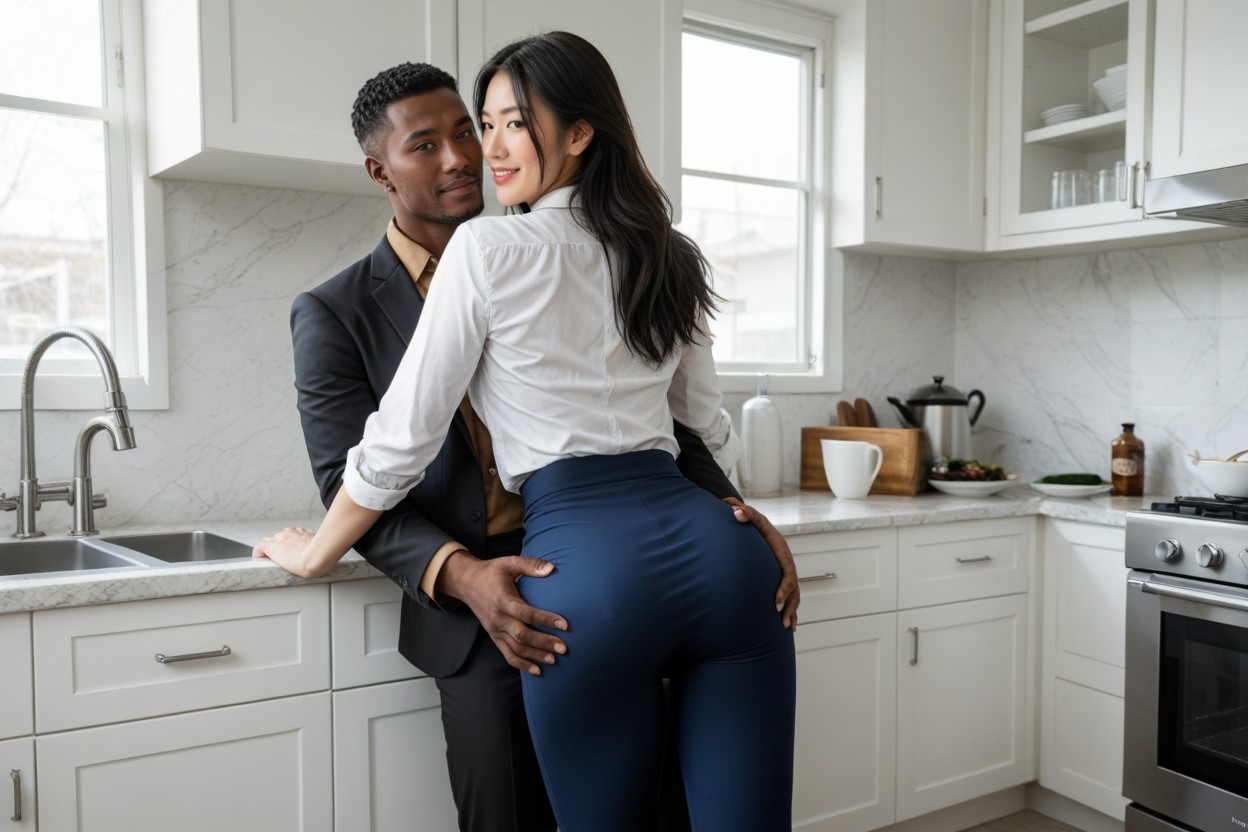 Sonrisa Burlona, Pechos Pequeños, 25+ Porno asiático IA