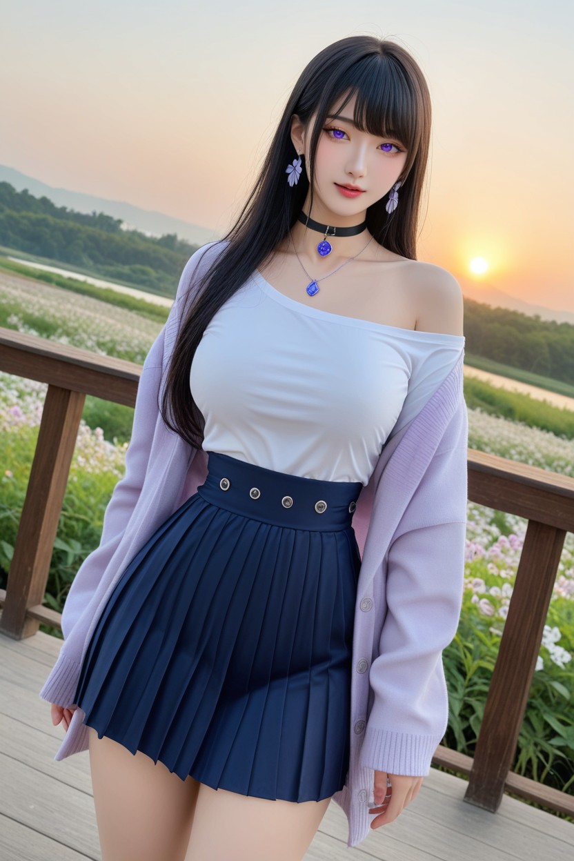 Enthousiaste, Distinctive Beauty, Wooden Bridge Porno IA Asiatique