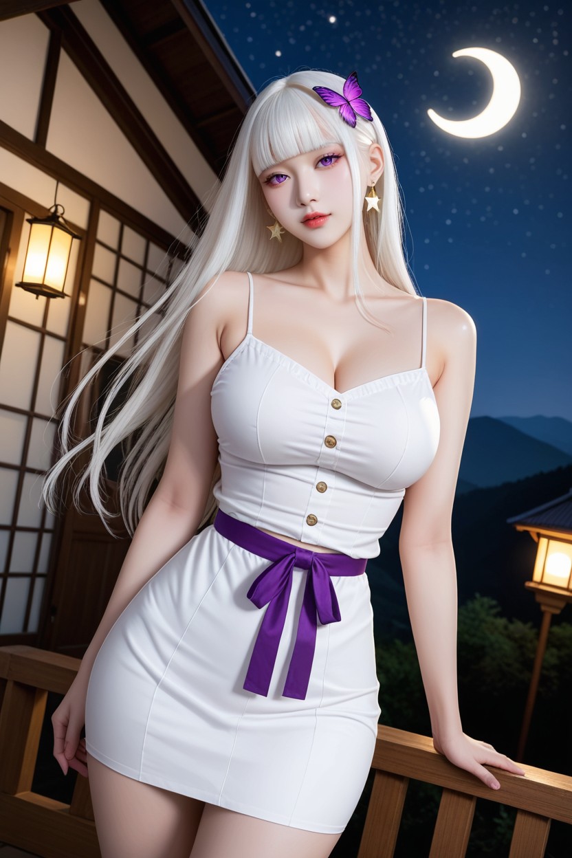 Tir Moyen, Makeup, Large Ass Porno IA Asiatique