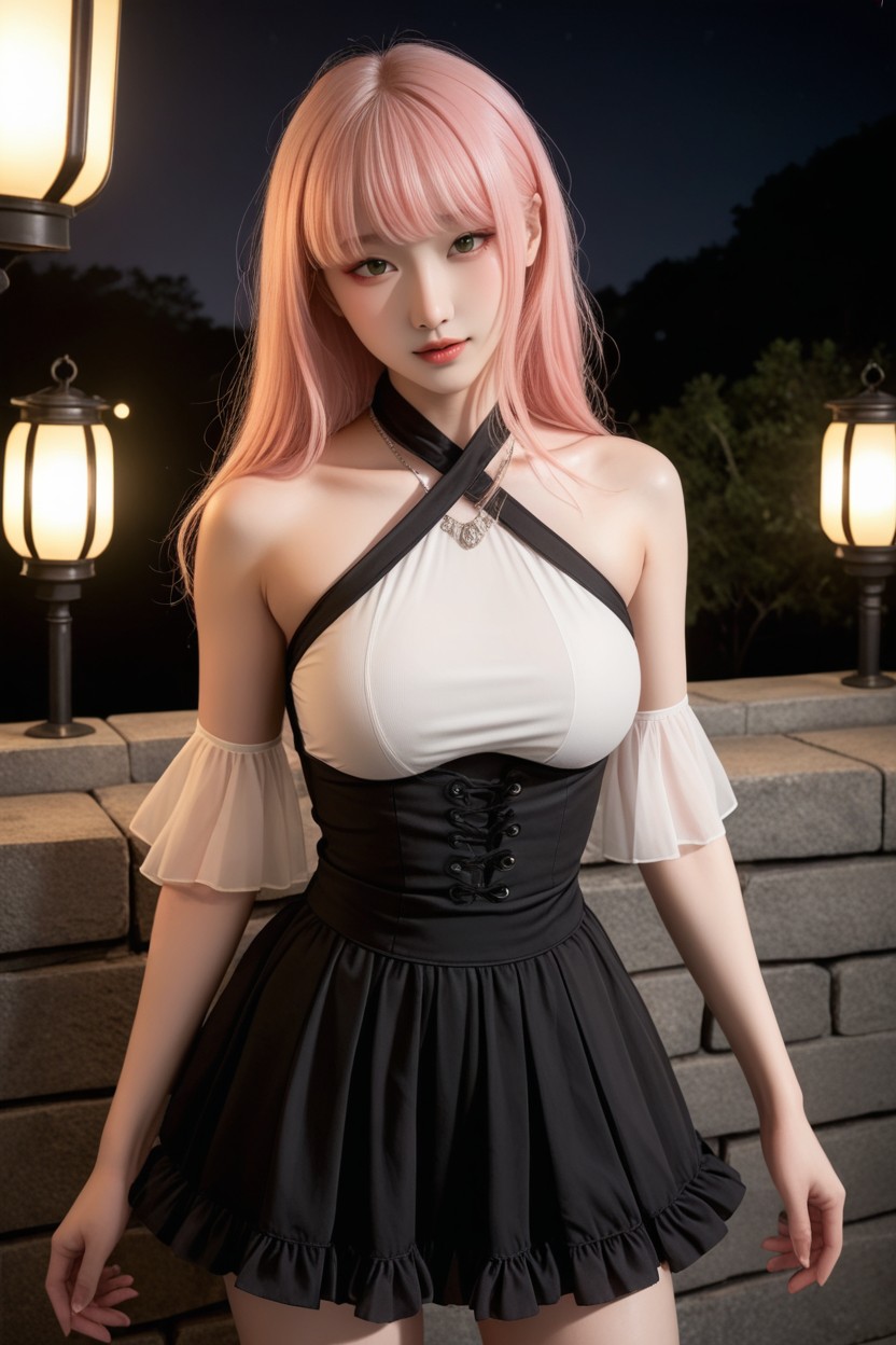 Distinctive Beauty, ニー・アップ, 立つ アジアのAIポルノ