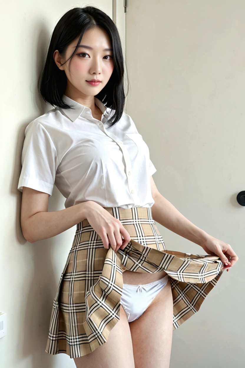 Smooth Skin, Looking At Viewer, Korean Idol Face アジアのAIポルノ