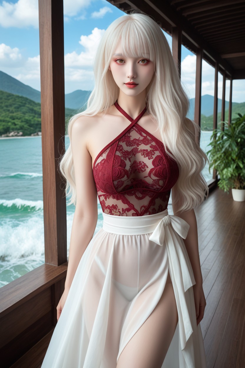 Makeup, Sunny, Luxury Home On The Mountain 아시아 AI 포르노