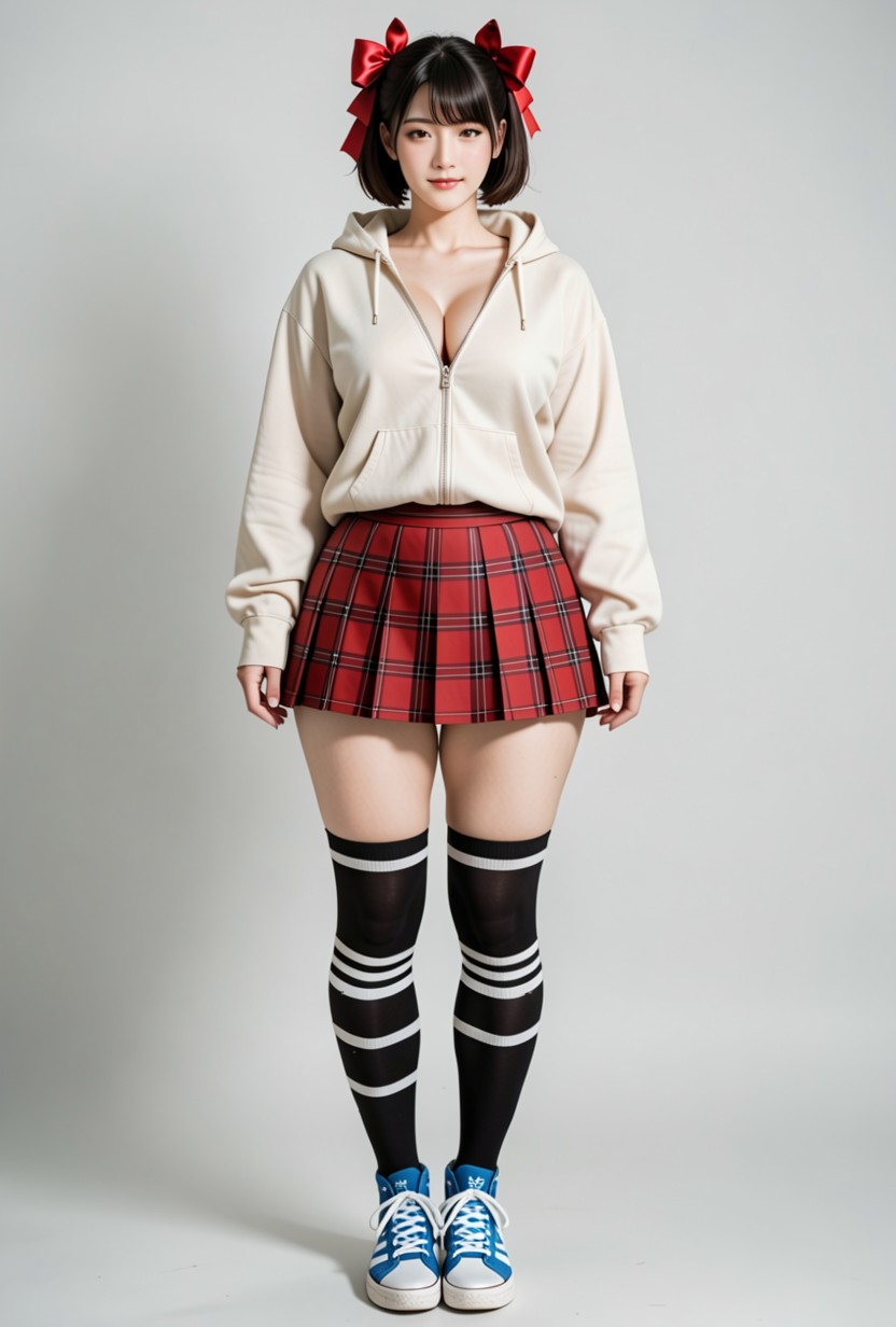短髮, 蘋果型, 巨乳 AI國產黃片