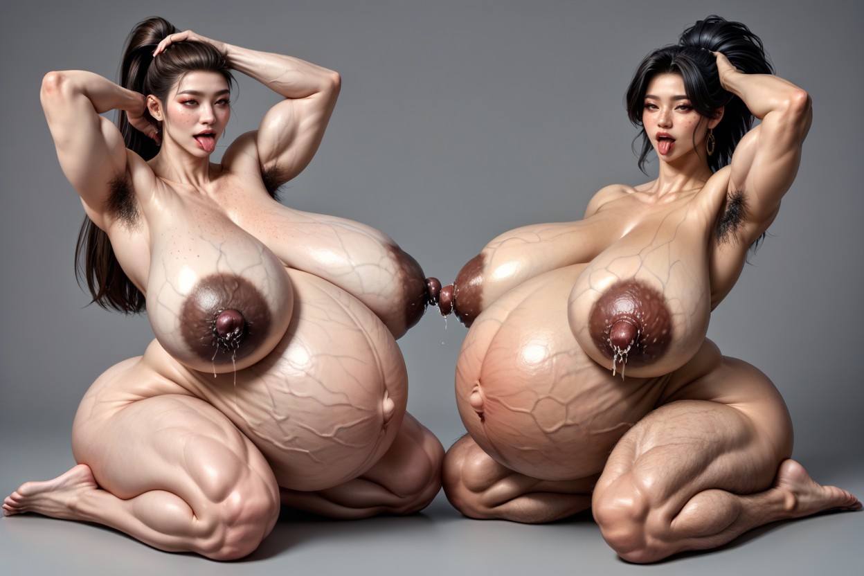 巨臀, Veiny Saggy Tits, 跪着 AI國產黃片