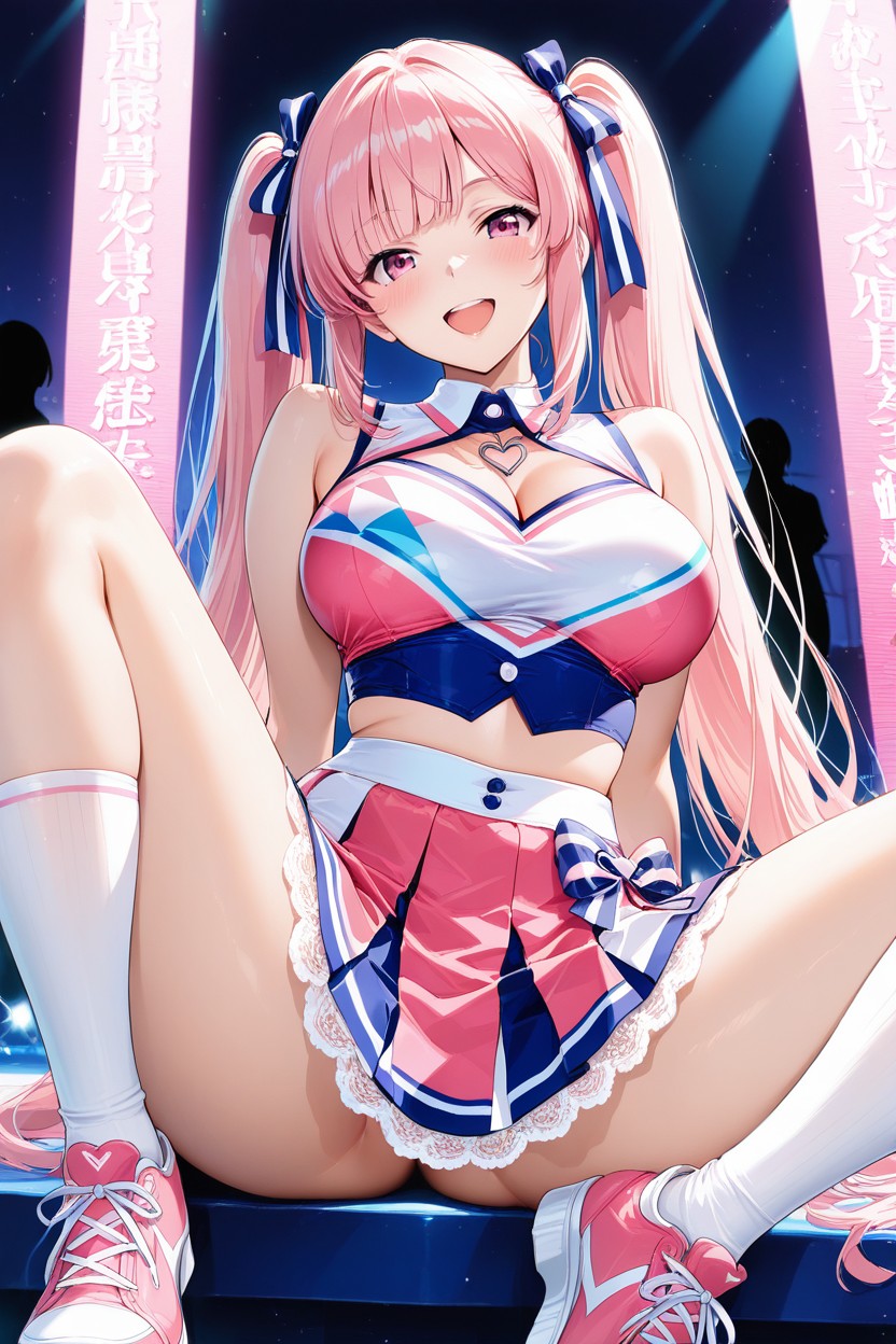 Open Mouth, Coquette Style, Feminine Silhouette Asian AI Porn