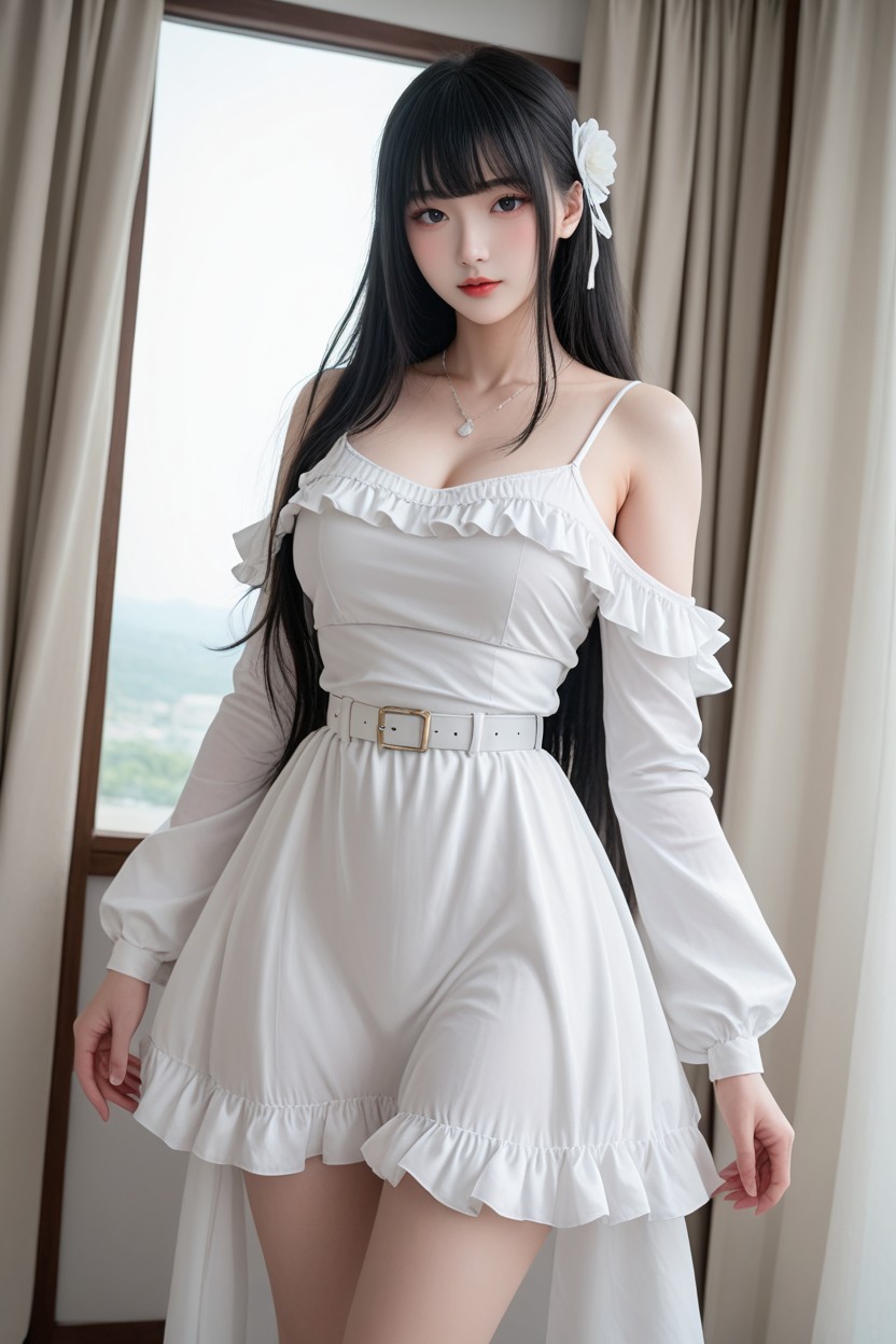 Chinese Goddes, 20+, Black Eyes Asian AI Porn