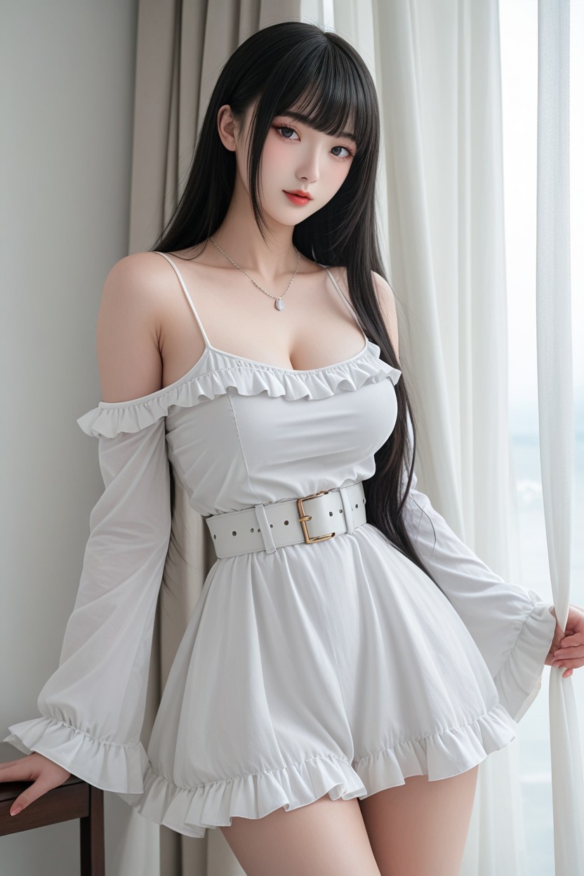 Standing, Chinese Goddes, Chinese Idol Face Asian AI Porn