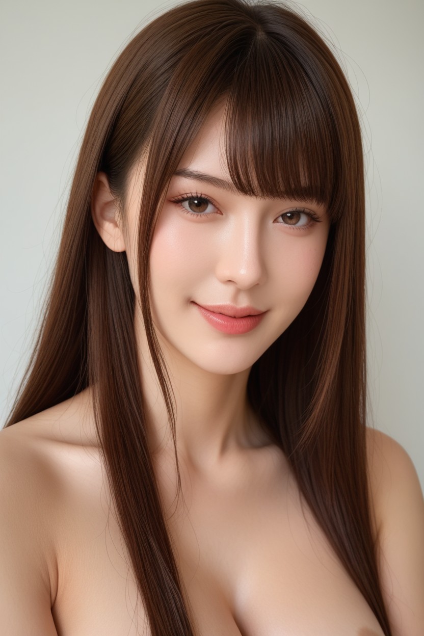 Delicate Lips, Beautiful Face, Seductive Smile AI國產黃片