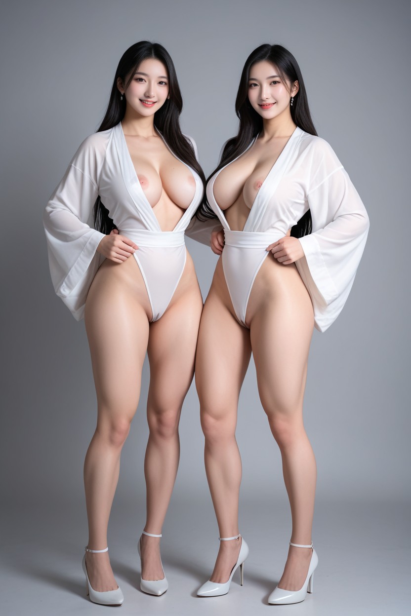 Legs, Round Breasts, Busty AI國產黃片