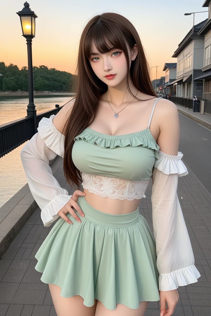 Beautiful Face, 20+, Japanese Goddes Porno IA Asiatique