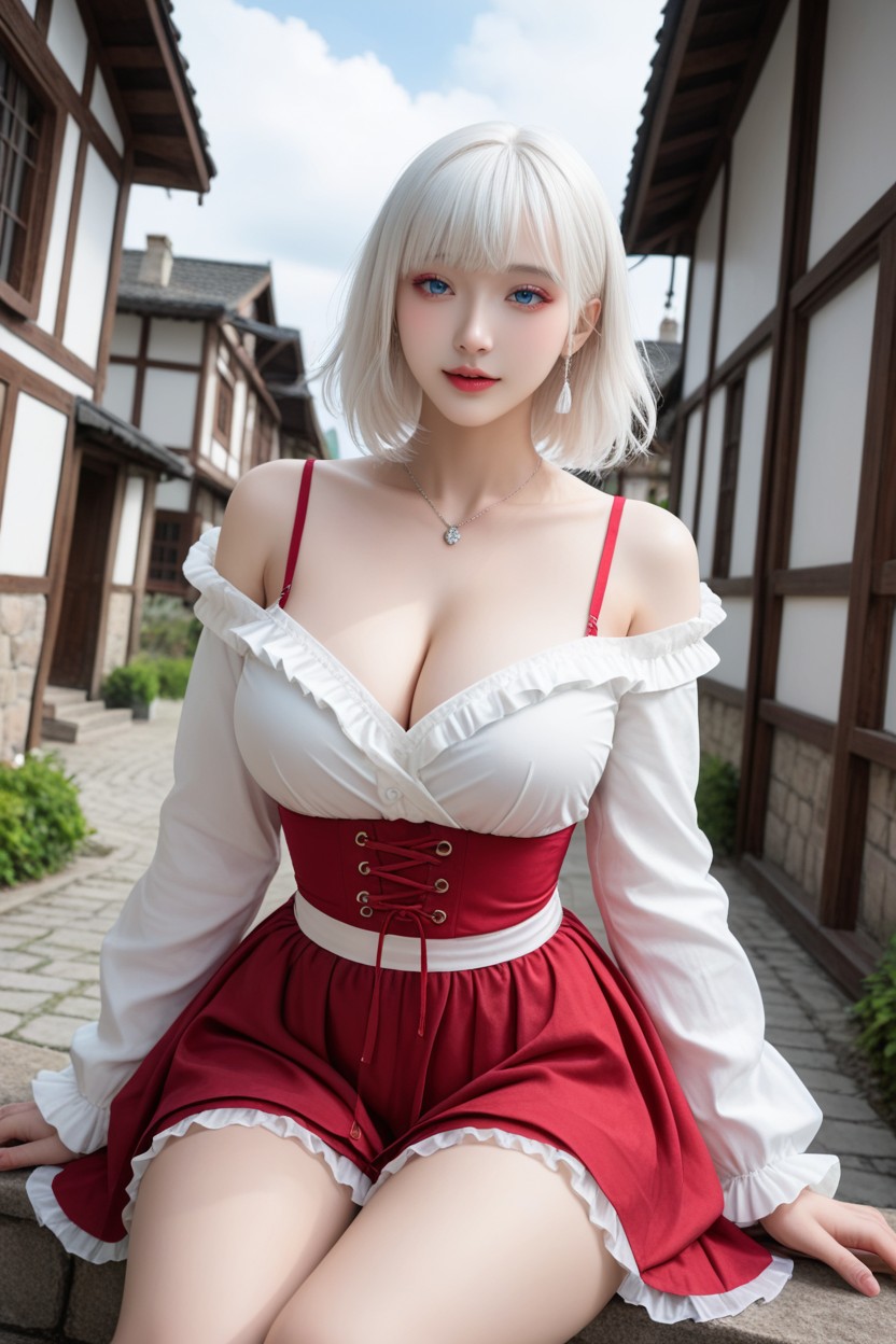 Albino Skin, Chinese Goddes, Perfect Chinese Idol Face Porno IA Asiatique