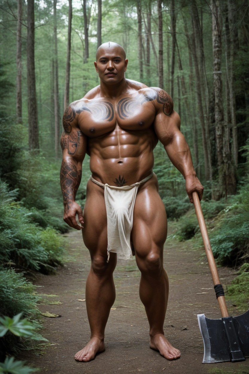 Numerous Facial, Glossy Skin, Musclé Porno IA Asiatique