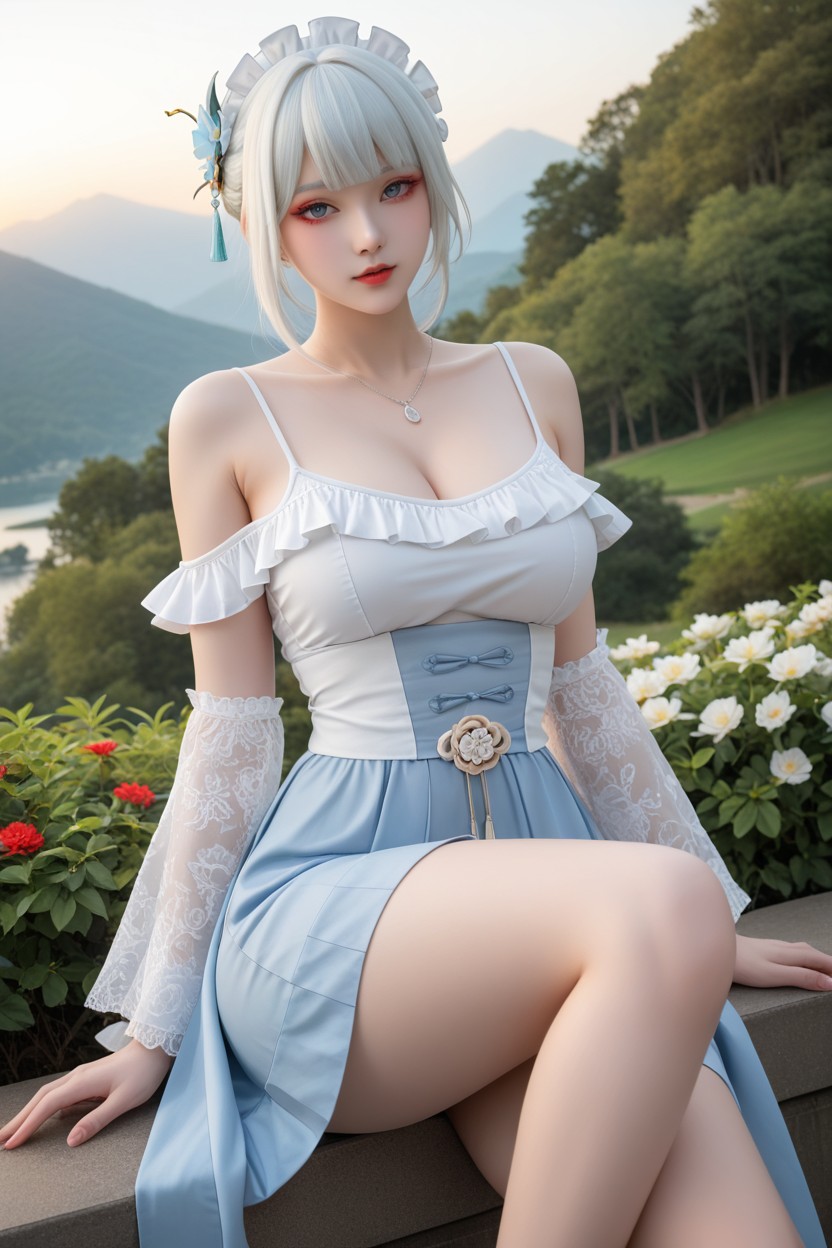 Distinctive Beauty, Extremely Perfect Waist And Hip, Extremely Perfect Hip Porno IA Asiatique