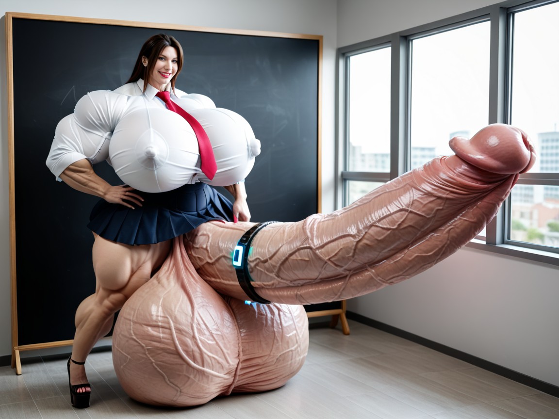 Hyper Gigantic Testicles, Hyper Gigantic Testicles, Hyper Gigantic Veiny Penis Porno IA Asiatique