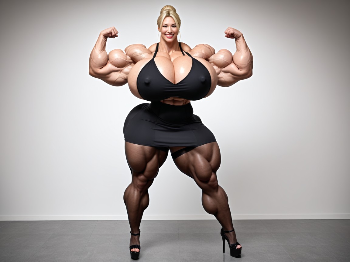 Bodybuilder, Tall, Muscular Arms Asian AI Porn