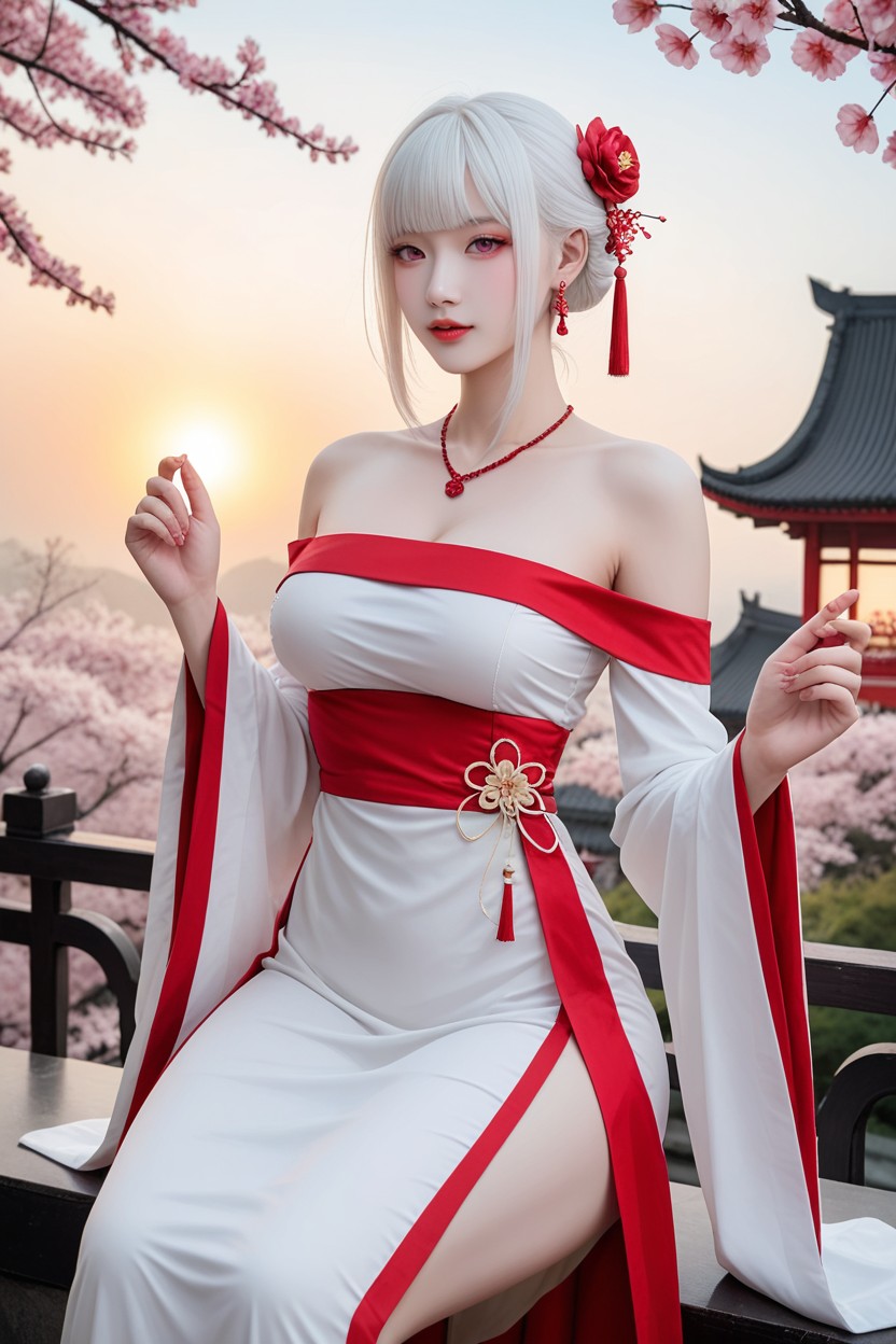 Pink Eyes, Beautiful Face, High Resolution AI國產黃片