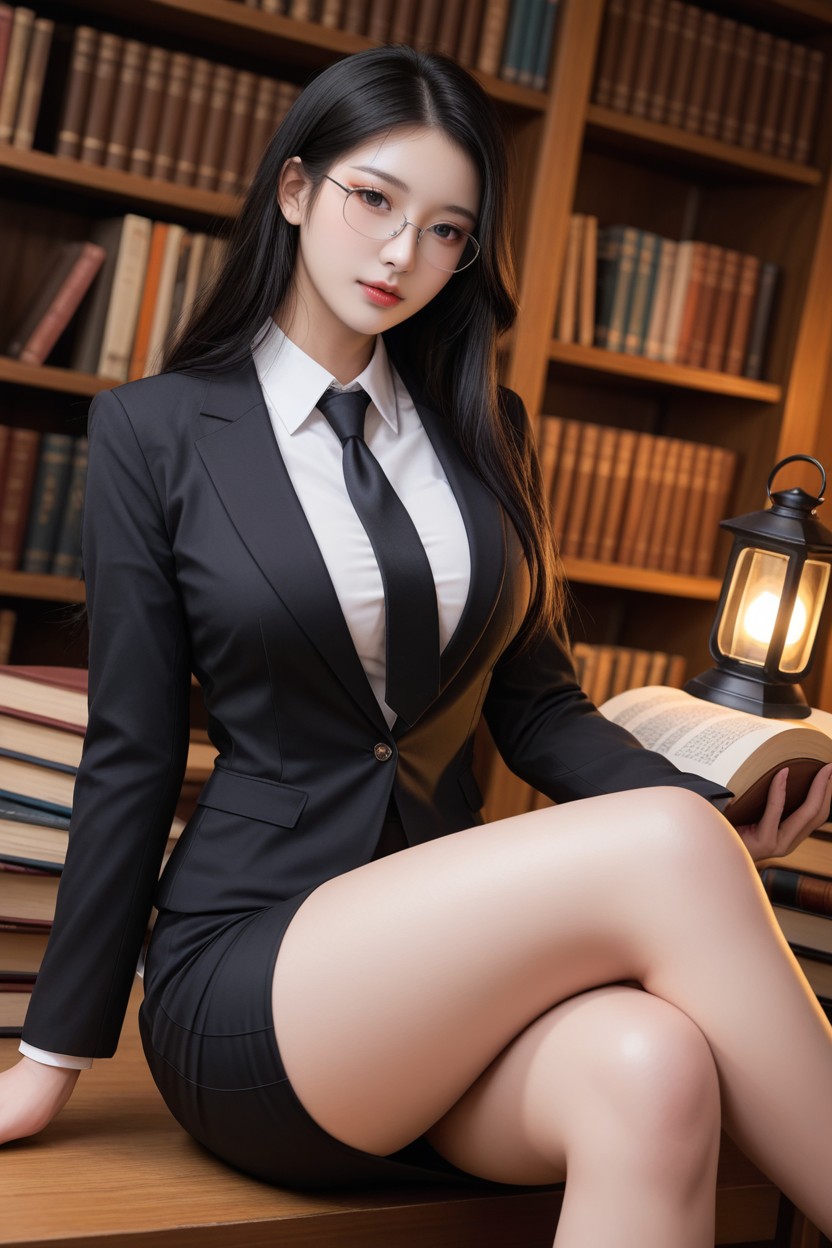 Dimly Lit, Extremely Perfect Waist And Hip, Korean Idol AI國產黃片