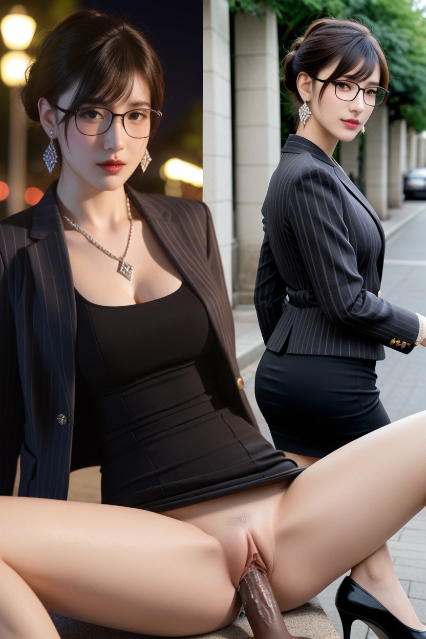 Fucked By Real Black Pennis, Big Black Pennis In Pussy, Courte Longueur Porno IA Asiatique