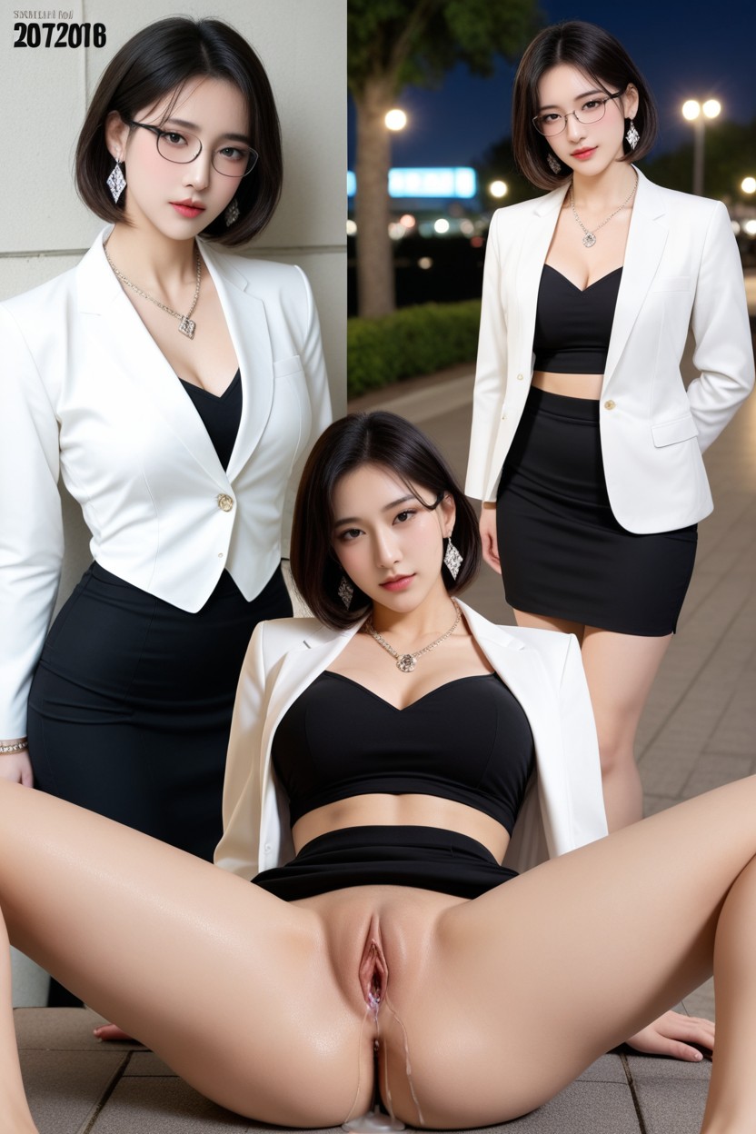 Real Ratio, Night, Diamond Necklace Porno IA Asiatique