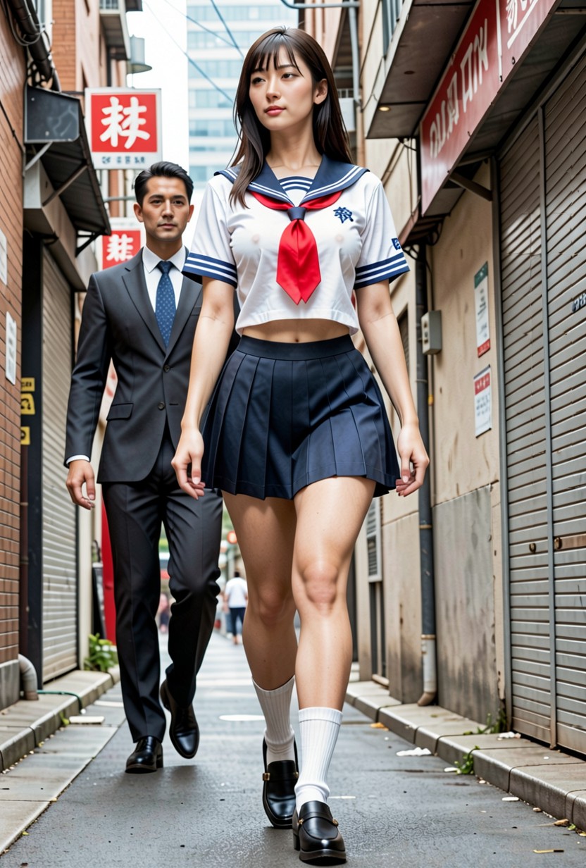 He Is A, Bright Color Grading, 18+ Asian AI Porn